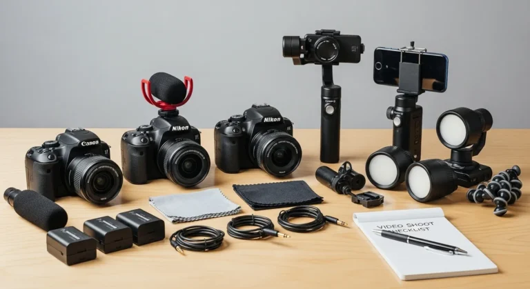 Equipamentos Baratos para Iniciantes em Produção de Vídeos Comerciais.