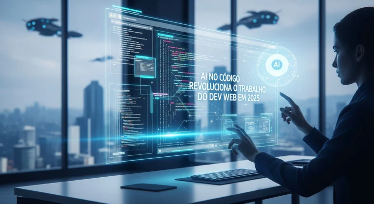A Ia no Código Revoluciona o Trabalho do Dev Web em 2025.